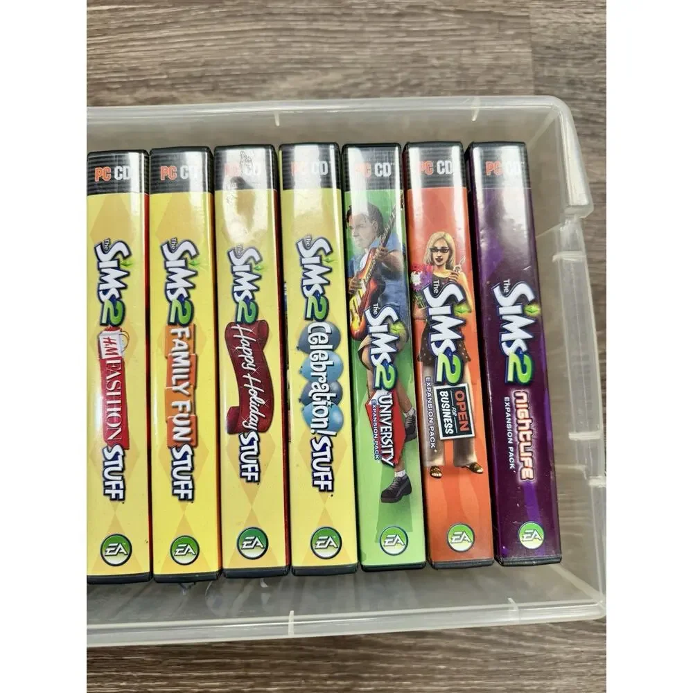 The Sims 2 PC Game Lot 14 Games Expansions Stuff Packs + Sims Online EA